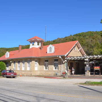 Eureka Springs Missouri and North Arkansas Railroad Depot