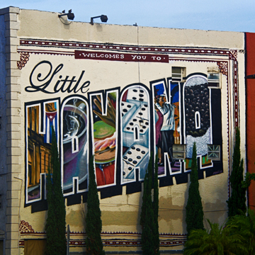 Welcome Mural on Calle Ocho (2614 SW 8th St.)