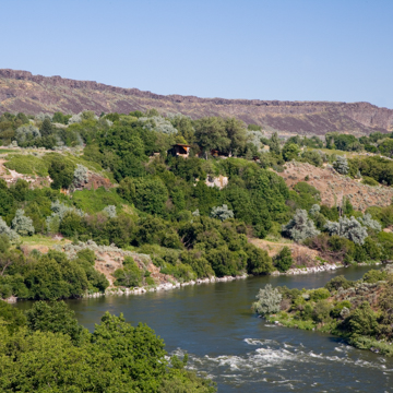 As seen from a distance