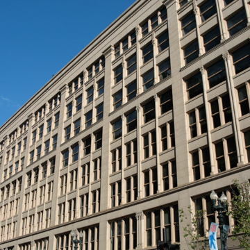 West elevation, looking northeast