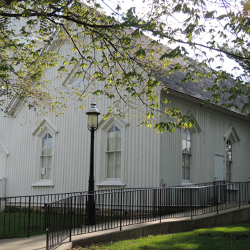 View from the northeast