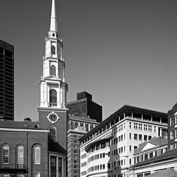 With Suffolk University Law School, and entrance to Park Street Subway Station)