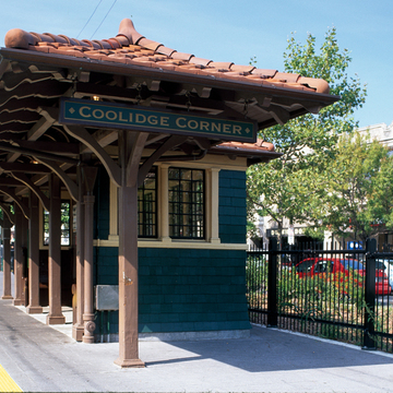 Coolidge Corner Trolley Shelters