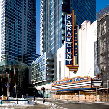 With the Paramount Theater