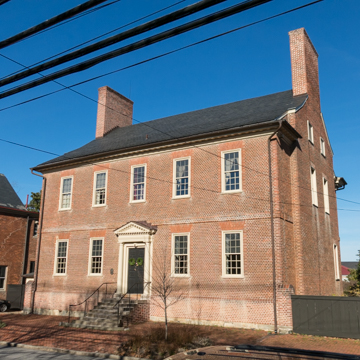 Southwest front, looking north