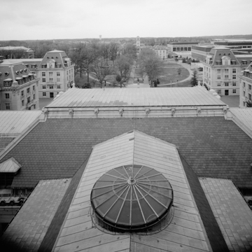 View from roof, Dec. 1980