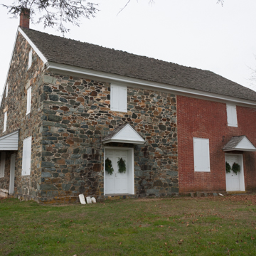 View of east front and south side