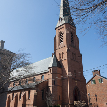 View of north front and east side