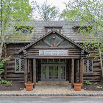 LOG LODGE, BELTSVILLE AGRICULTURAL RESEARCH CENTER