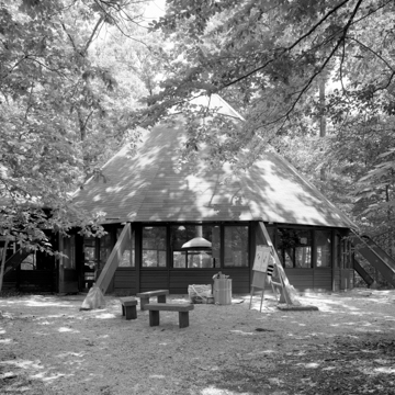 GIRL SCOUT LODGE AT CAMP WOODLANDS