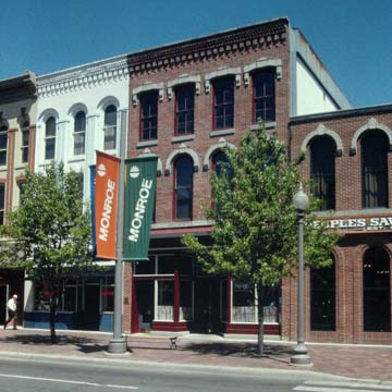 Front Street Commercial District and Riverwalk (River Raisin Esplanade)