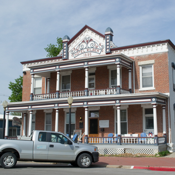 View southwest