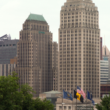 Koppers Building (left) and Gulf Tower (right), 2015