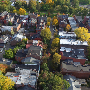 Aerial view, 2015.
