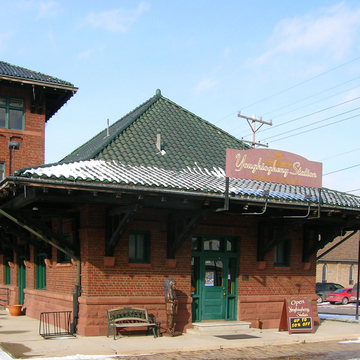 Youghiogheny Station Glass and Gallery (Pittsburgh and Lake Erie Railroad [P&LE] Passenger Station)