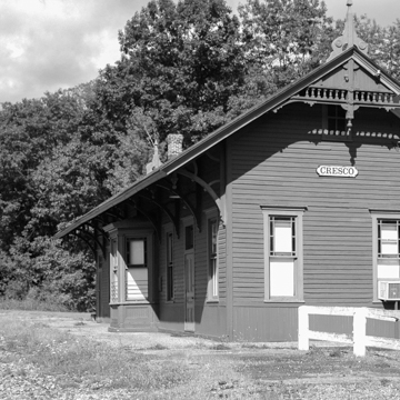 Cresco Station of the Delaware, Lackawanna and Western Railroad