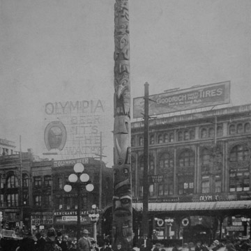 Totem pole, c. 1915