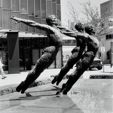 Plaza sculpture