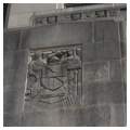 West front entry detail looking east