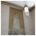 West lobby mural, south wall looking southwest