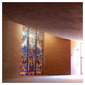 Narthex stained glass