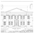 Main facade (northwest) elevation