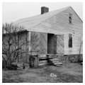 Slave quarters looking southeast, 1935