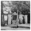 Main gate looking southwest, 1935