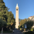 Sather Tower (Campanile), looking east (photo taken in 2017)