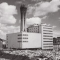 420 S. Grand and 434 S. Grand in 1961, with microwave tower on roof, before the vertical addition.