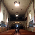 Church interior, view towards choir loft