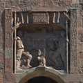 Pope Quadrangle, exterior detail