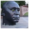Through His Eyes sculpture in John Welsey Dobbs Plaza