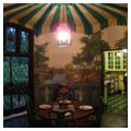 Breakfast room with murals by Athos Menaboni