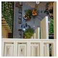 Atrium concrete trellis
