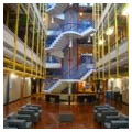 Interior atrium and stairs