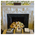 Ivy bedroom fireplace