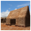 Officer's quarters; digital reconstuction