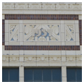Terra-cotta panel with date