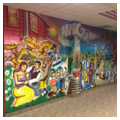 Graffiti mural