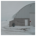 Winter earth berm