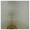 Ceiling ribs and lamp