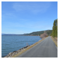 Northbound along Coeur d'Alene Lake