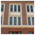 Window bays, Lincoln Hall, east elevation