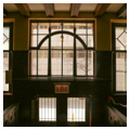 Interior, lobby, front window