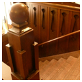 Interior, lobby, staircase