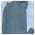 Detail, Ceres statue at building top