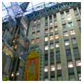South elevation and addition atrium