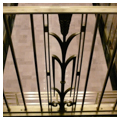 Lobby balcony railing