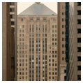 North elevation, upper stories